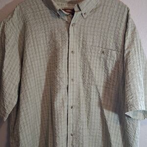 Men's Green Checkered Shirt XL 260578